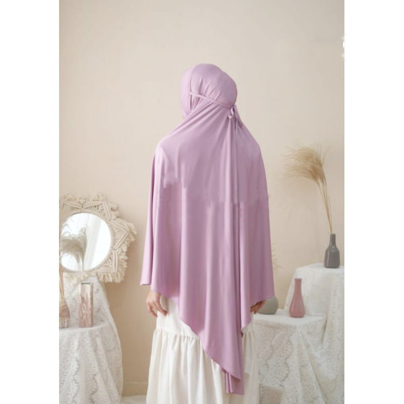 sansanhijab Hijab Khimar Dagu Jumbo Syar'i – Bahan Adem, Cocok untuk Harian &amp; Pengajian