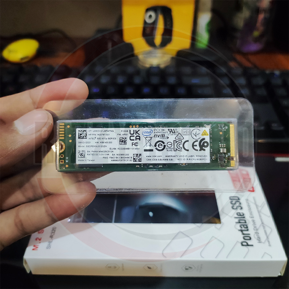 SSD M.2 NVMe INTEL 512GB Original Copotan Laptop