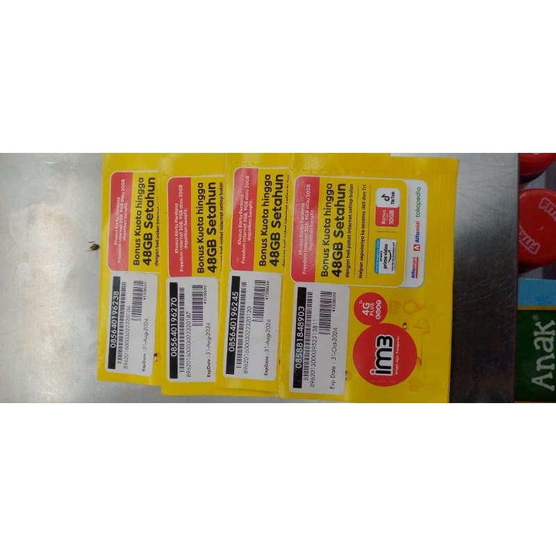 Paket kartu perdana Indosat