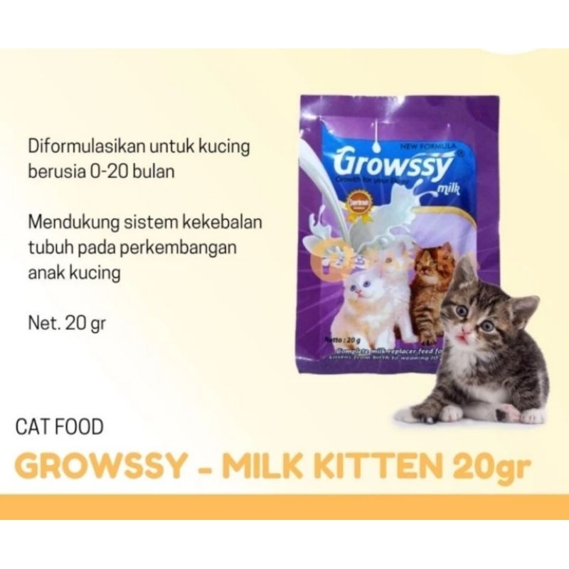 Growsy susu kucing 20gr