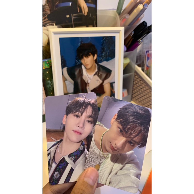 photocard seventeen face the sun Ray ver JEONGHAN JUN SEUNGKWAN official