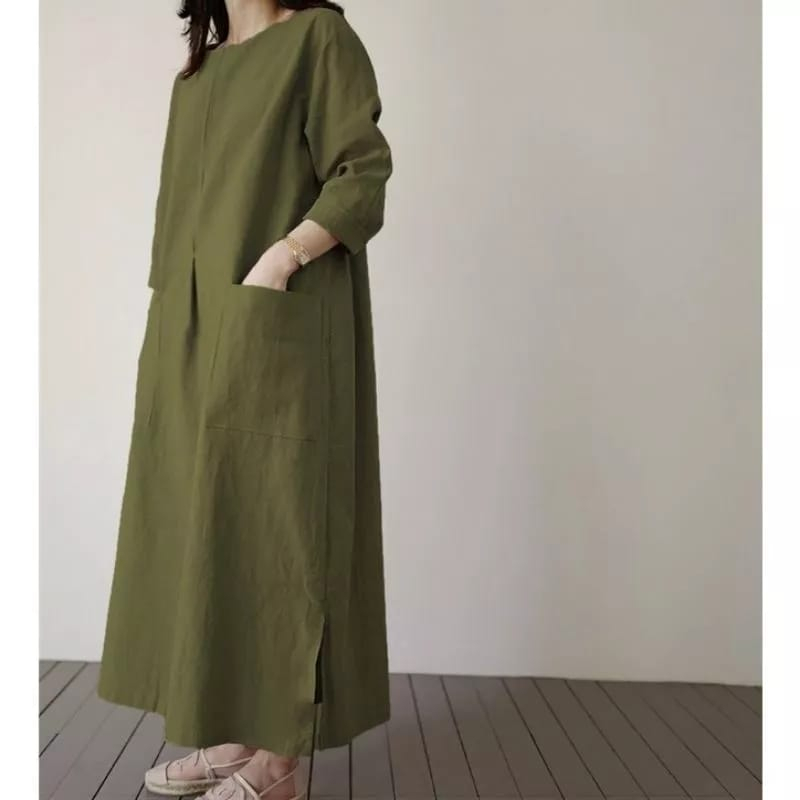 Midi Dress ALEA - Long Tunik Korean Style