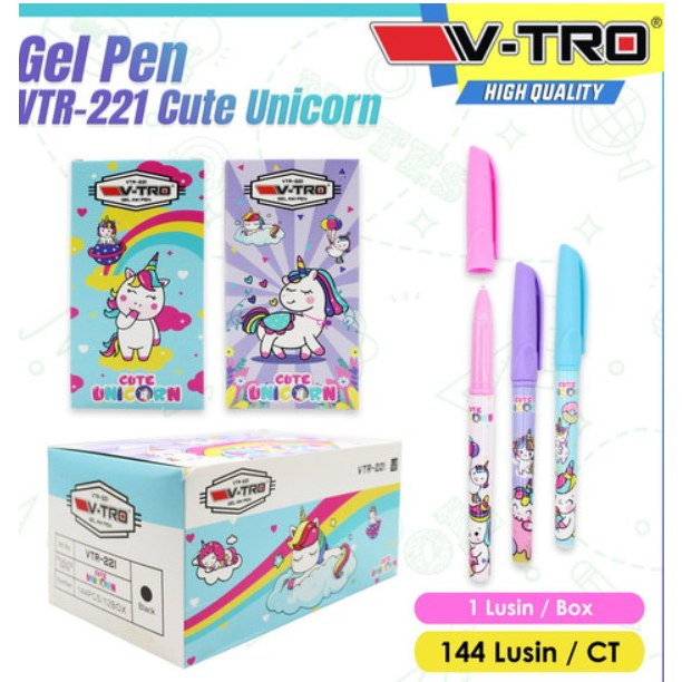 

PULPEN PEN GEL VTRO KARAKTER PULPEN LUCU [15GR]