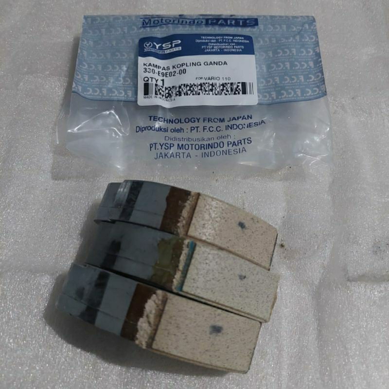 Kampas Ganda Otomatis Cvt Vario 110 Karbu Fcc Original