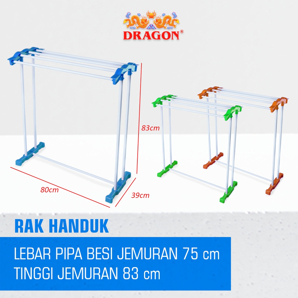 Rak Jemuran Baju dan Handuk serbaguna DRAGOON
