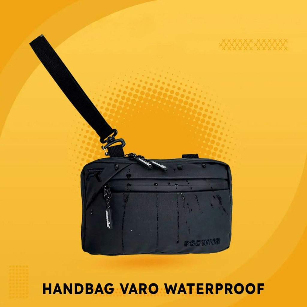 Handbag Cluth Bag Pria Wanita Slingbag Tangan Waterproof Tas Selempang Cowok Cewek Varo Waistbag Murah Kekinian