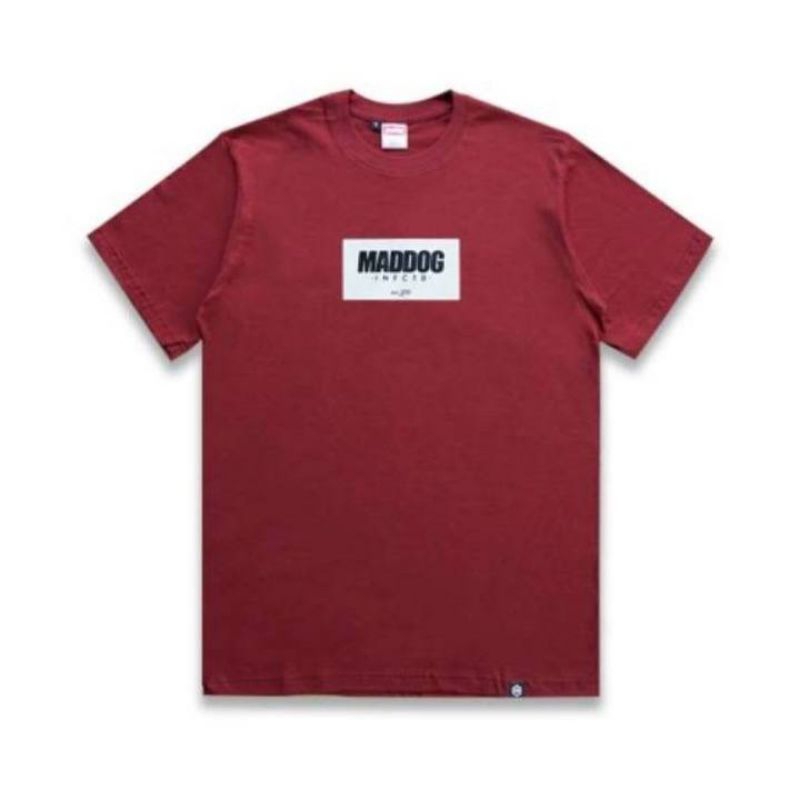 Maddog Infected Maroon Original - Kaos Pria Wanita