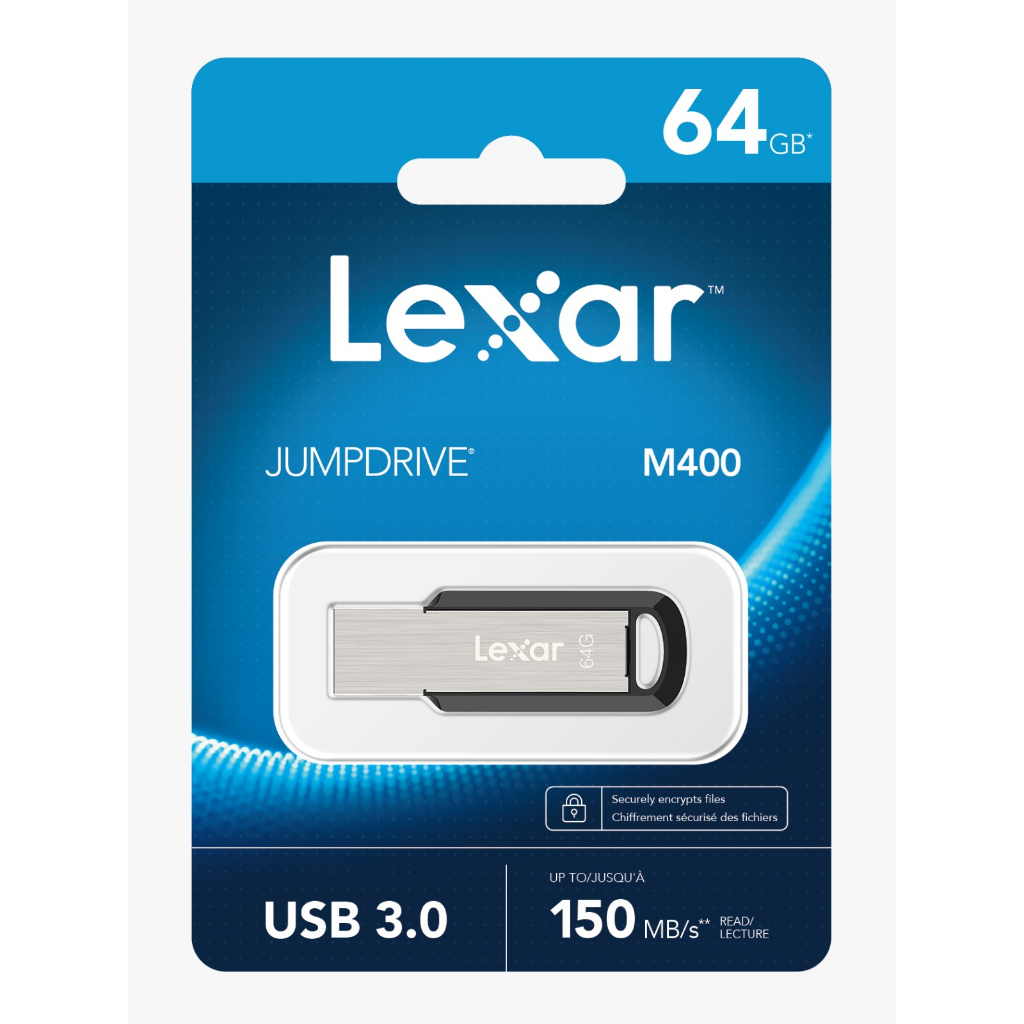 Lexar JumpDrive M400 USB Flashdisk / Flash Disk 64Gb USB 3.0