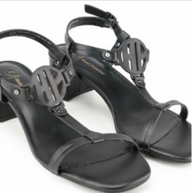 Hush Puppies Black Sandals