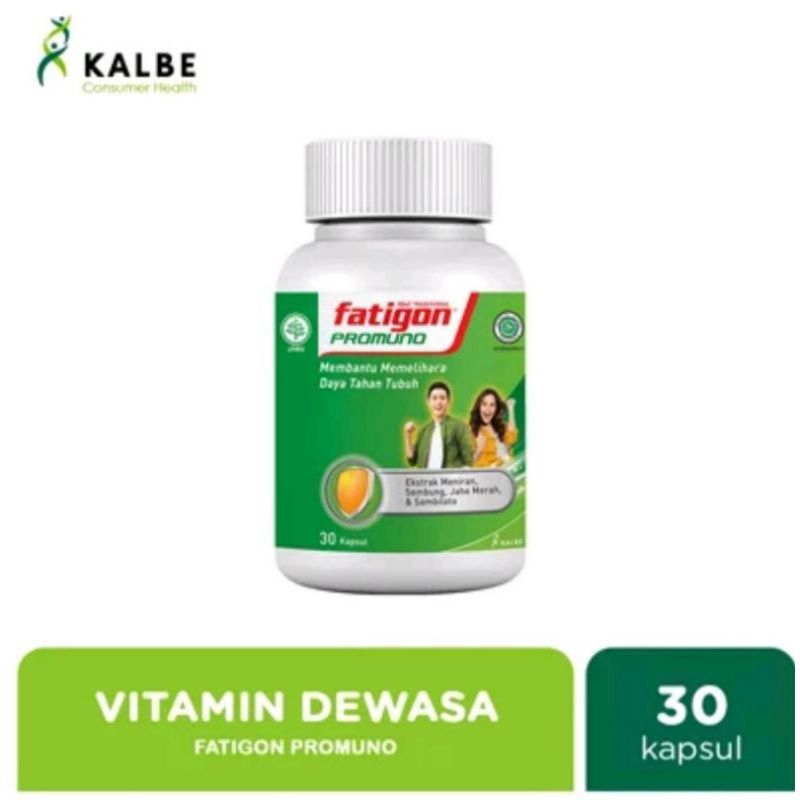 Fatigon Promuno Botol isi 30 dari Kalbe / Suplemen Fatigon daya tahan tubuh