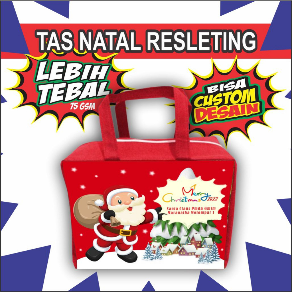 

LBJ - Tas Souvenir Sovenir Natal dan Tahun Baru / Bingkisan Natal Goodie Bag CUSTOM