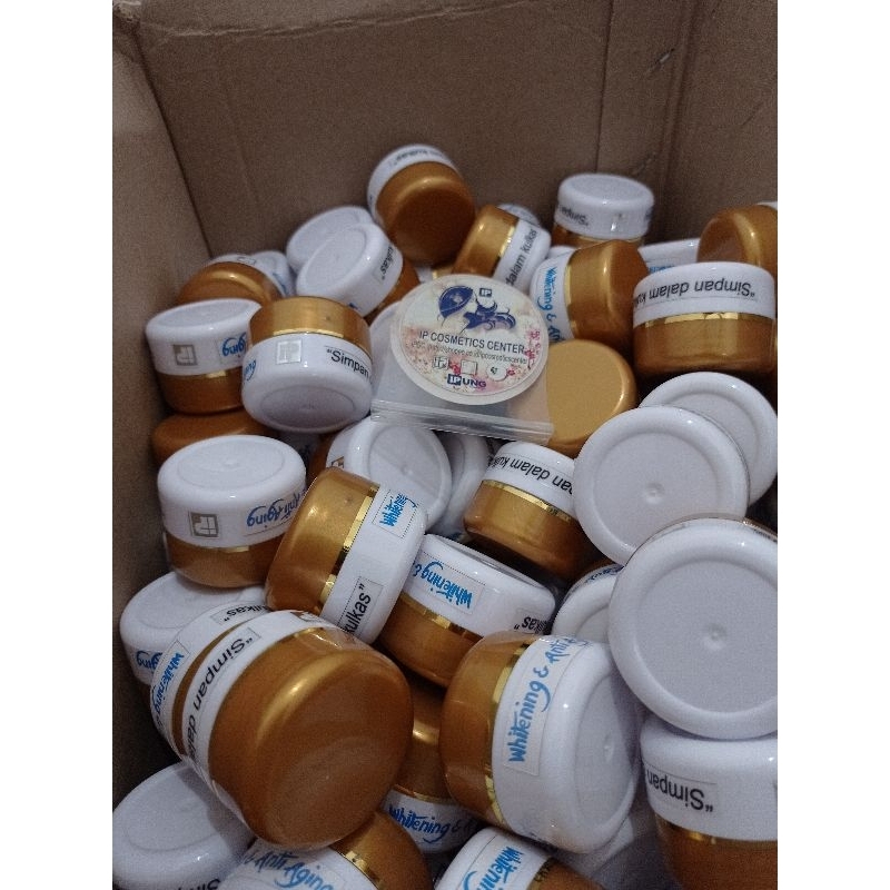 GROSIR MURAH CM GOLD KRIM MALAM WHITENING ANTI AGING 40 PICIS IP SKINCARE IPUNG ORIGINAL IPCOSMETICS
