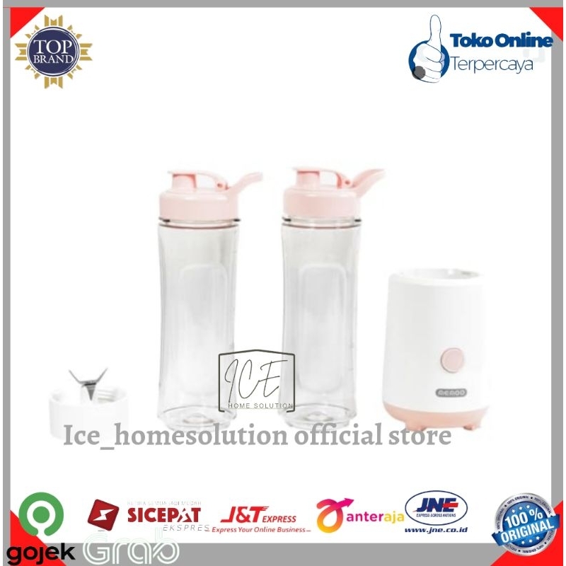 Memoo 600 Ml Blender Mini - Pink/ blender mini/mini blender/blender