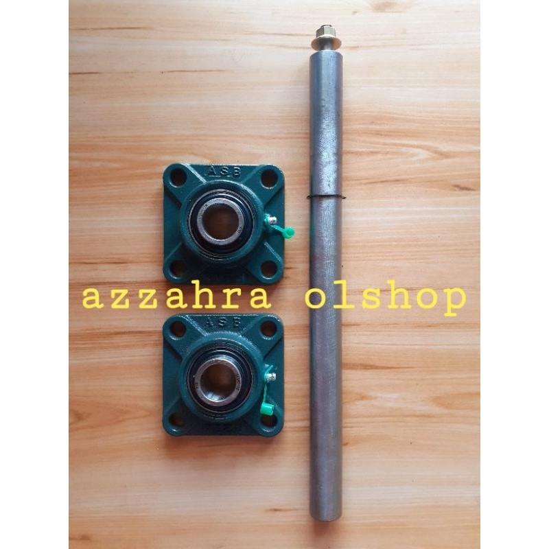 pillow blok & as 1inc  / paket part bearing&as mesin harumanis