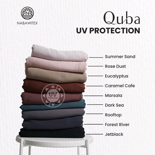 Bahan Kain Quba UV Protection by Nabawitex | bahan baju kain gamis abaya thobe