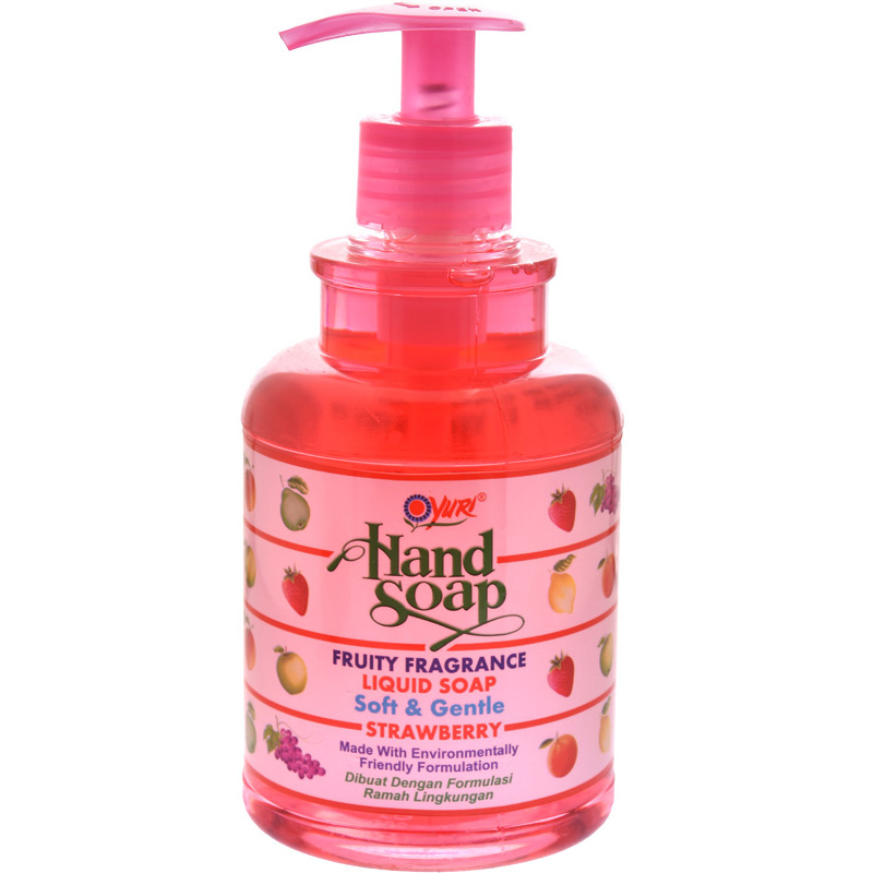Yuri Hand Soap Strawberry Botol 410 ml
