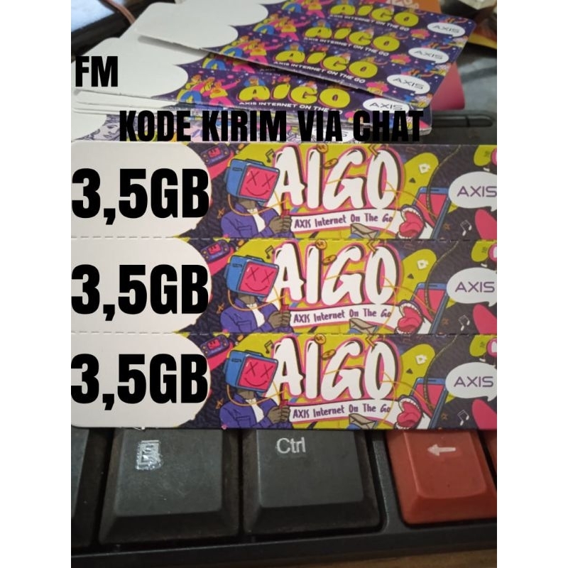 [KIRIM VIA CHAT] VOUCHER AXIS 3,5GB/5HARI