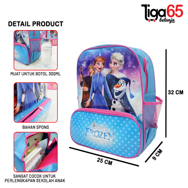 TAS RANSEL / Backpack / Tas Punggung / Ransel / Tas Anak / Karakter / Bag Ransel 188-02 12&quot; cartoon