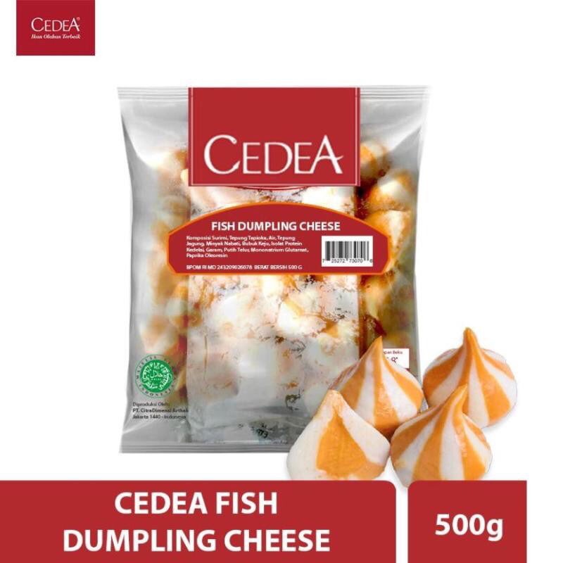 

Cedea Fish Dumpling Cheese / Olahan Ikan isi Keju 500 gr
