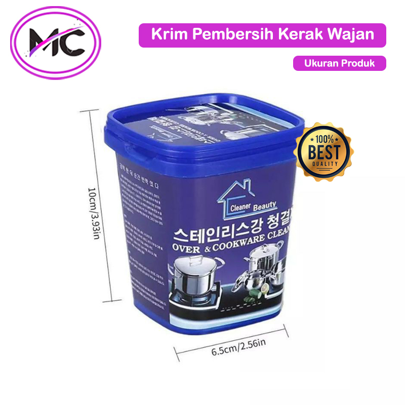 Pembersih Kerak Wajan Gosong Super Ampuh Cream Noda Bandel Stainless