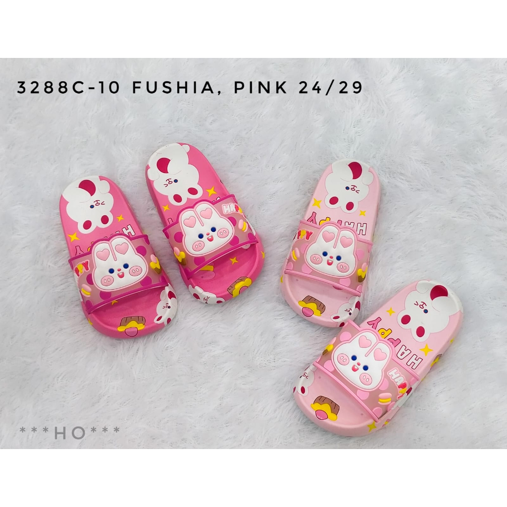 7.7  TERMURAH Sandal Slop IMPORT (TAPAK TIDAK LICIN) Sandal Anak-Anak Berkarakter