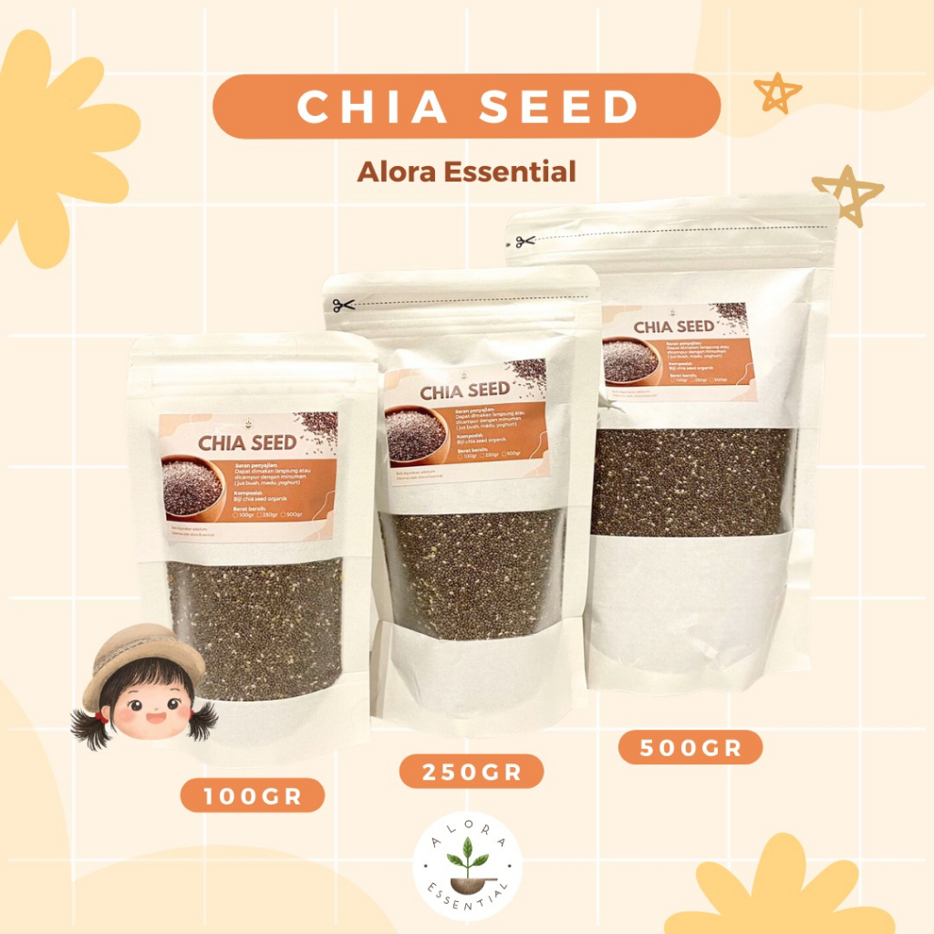 Organic Chia Seed Mexico 100gr - Chia Seed Mexico Organik 100gram
