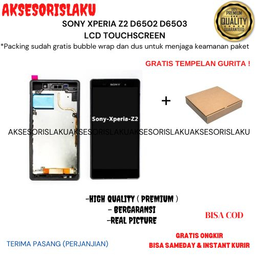 SONY XPERIA Z2 D6502 D6503 LCD TOUCHSCREEN