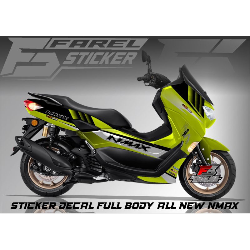 stiker decal variasi Yamaha nmax new full body striping variasi decal nmax new 2022