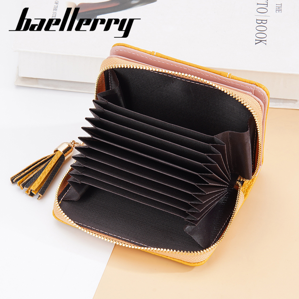 BAELLERRY N1859 Dompet Wanita Kecil Dompet Lipat Bahan Kulit PU Leather Premium WATCHKITE WKOS