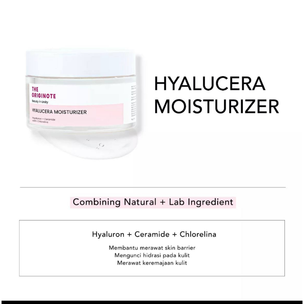 THE ORIGINOTE HYALUCERA MOISTURIZER GEL 50ML BPOM ORIGINAL