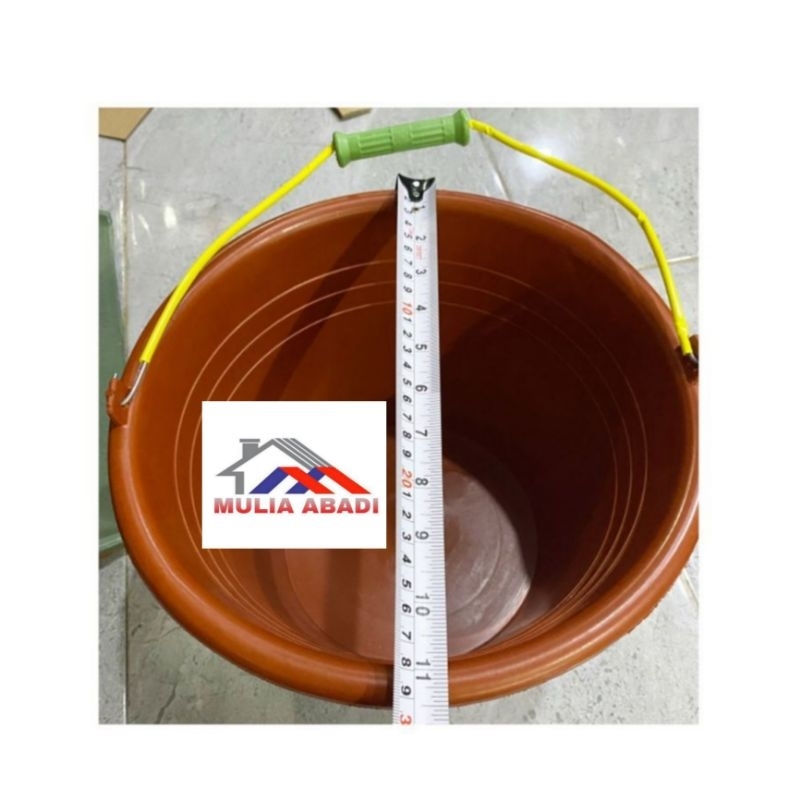 ember cor besar orange anti pecah / ember orange besar