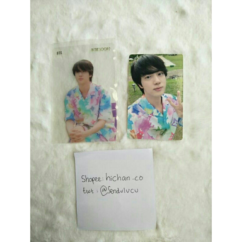 Photocard PC In The Soop ITS BTS Jin Seokjin