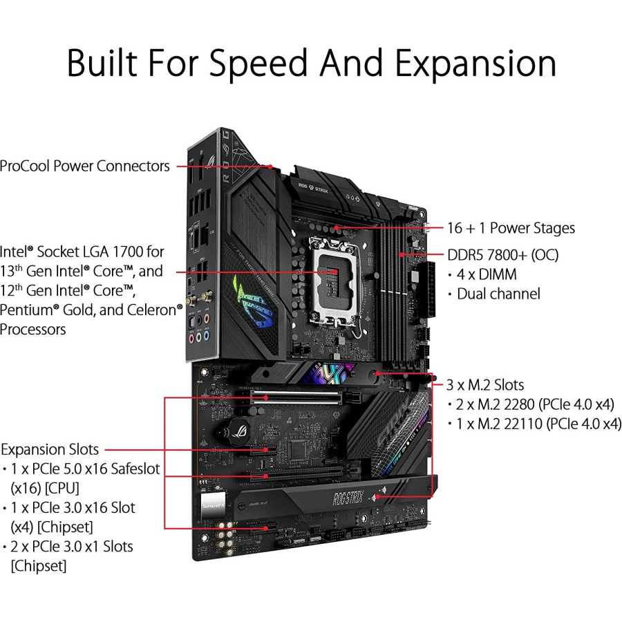 Motherboard Asus ROG STRIX B760-F Intel LGA 1700