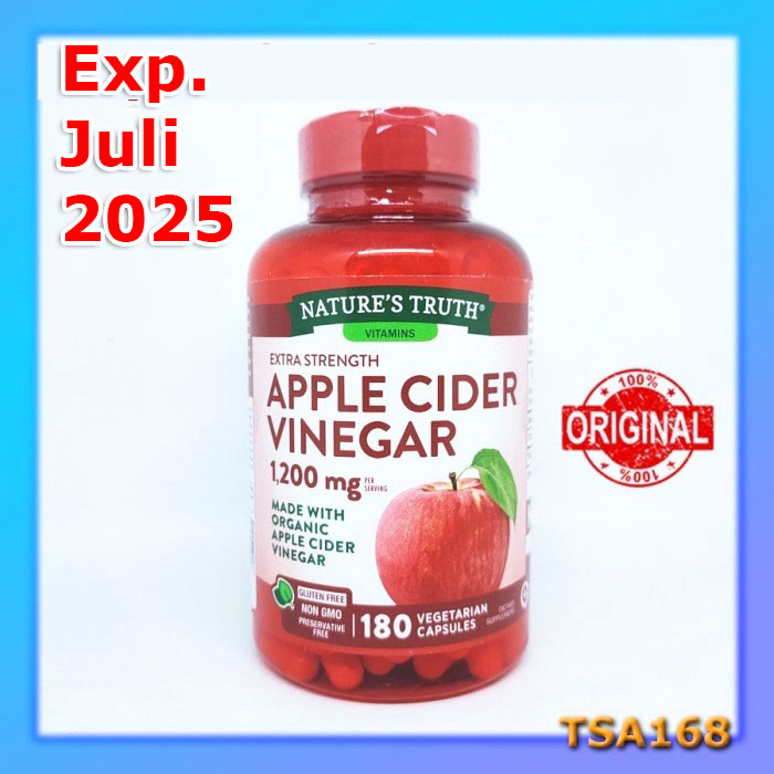 Nature Truth Apple Cider Vinegar 1200 mg 180 cap Nature's PipingRock