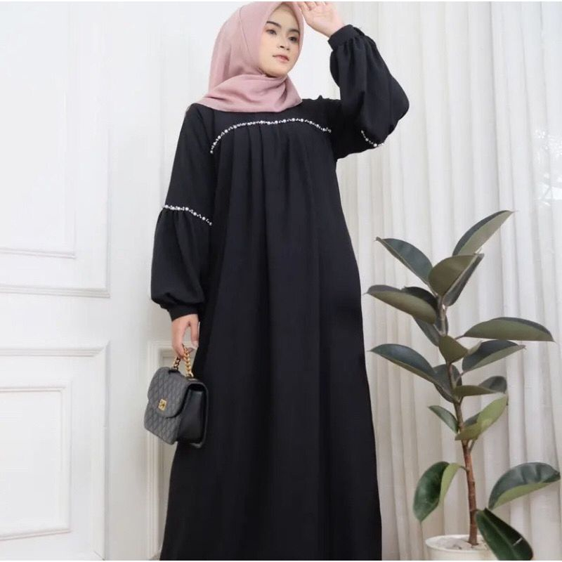 GAMIS MUTIARA / GAMIS TERBARU / GAMIS BAHAN CRINGKLE / By dhiya fashions