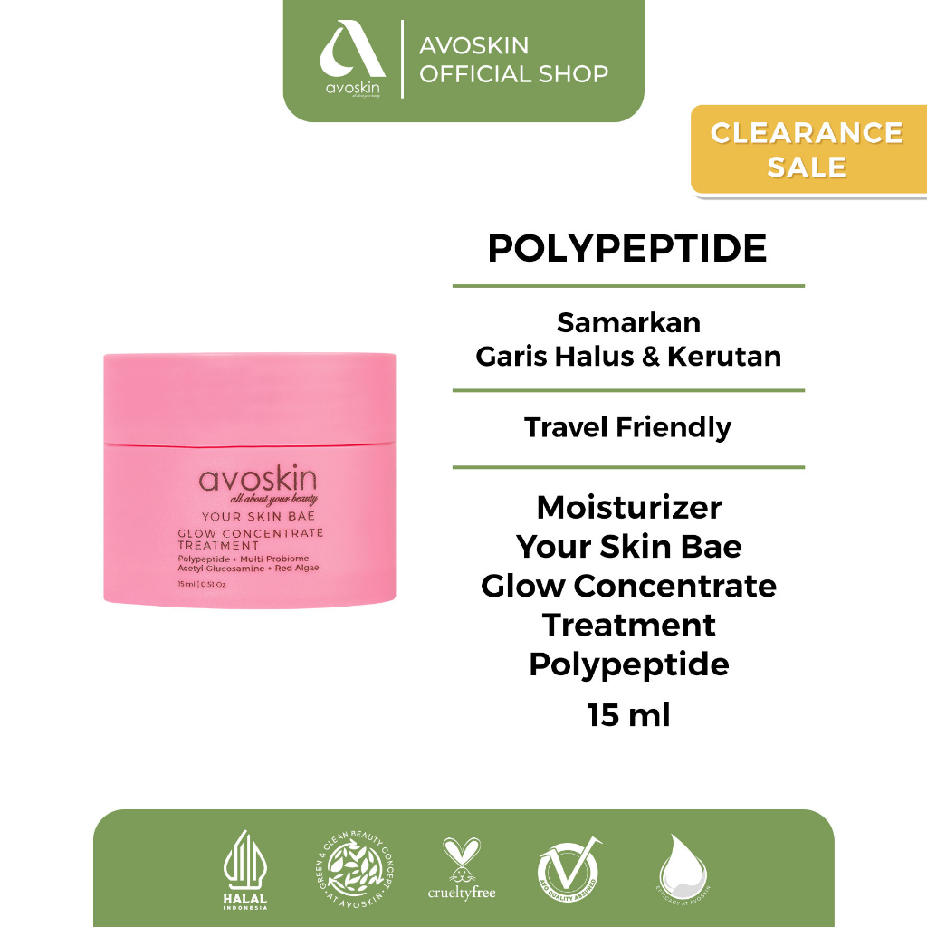 [CLEARANCE SALE] Moisturizer Avoskin Your Skin Bae GCT Polypeptide 15ml-Anti Aging ED 05/25