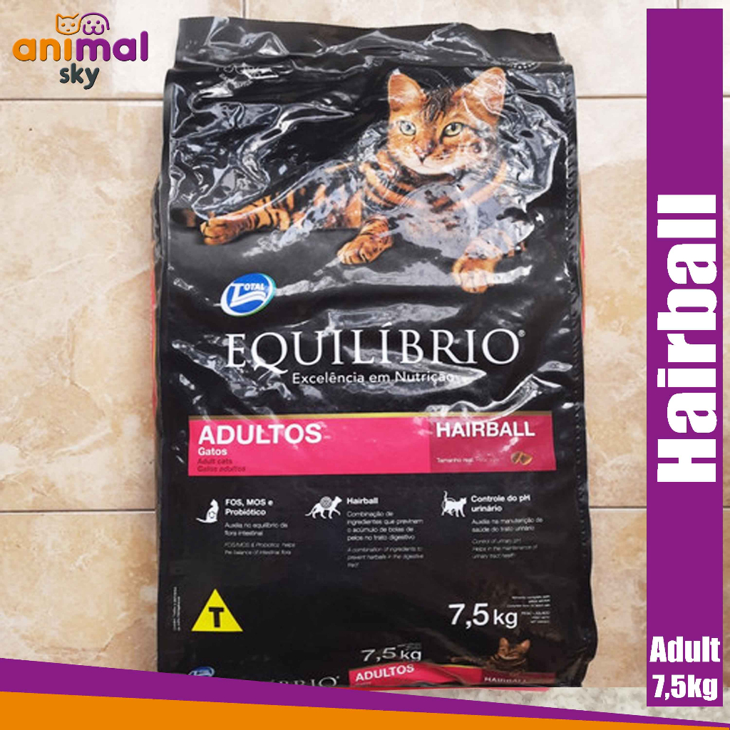 Makanan Kucing Equilibrio / Equilibrio Adult 7.5kg / Cat Food / Equilibrio 7,5kg Adult Terjamin Terb