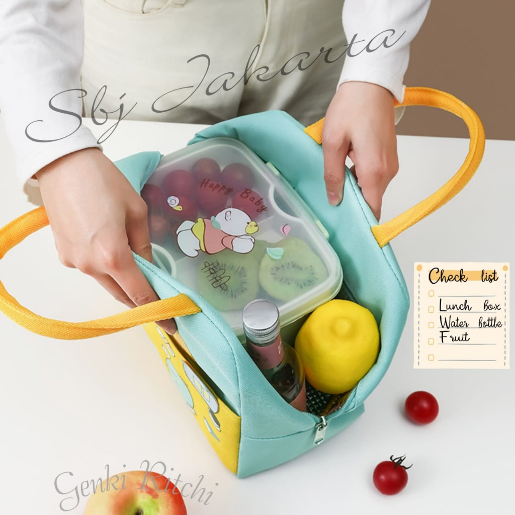 TAS BEKAL INSULATED LUNCH BAG RANTANG TAHAN PANAS DINGIN LEISURE TIME