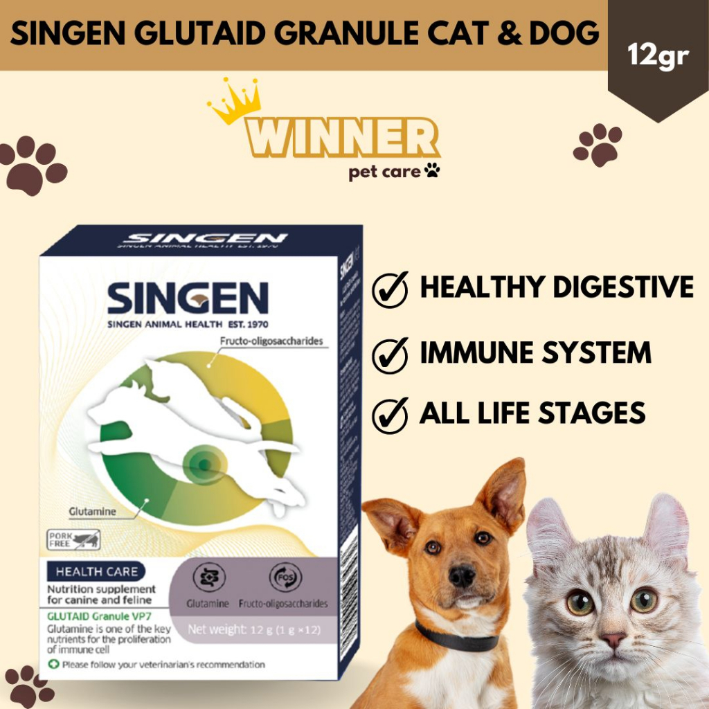 Singen VP7 Glutaid Granule Cat &amp; Dog 12gr