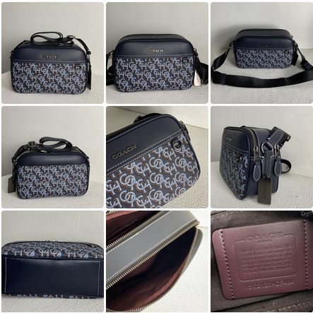 【Instant/Same Day] coach  CF484 CE638 Men's Shoulder Bag Cross Body Bag Camera Bag  xjb  484  638