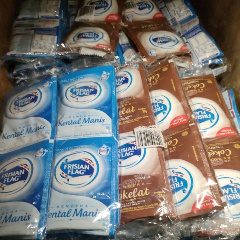 

susu Frisian flag kental manis renceng isi 6 pcs