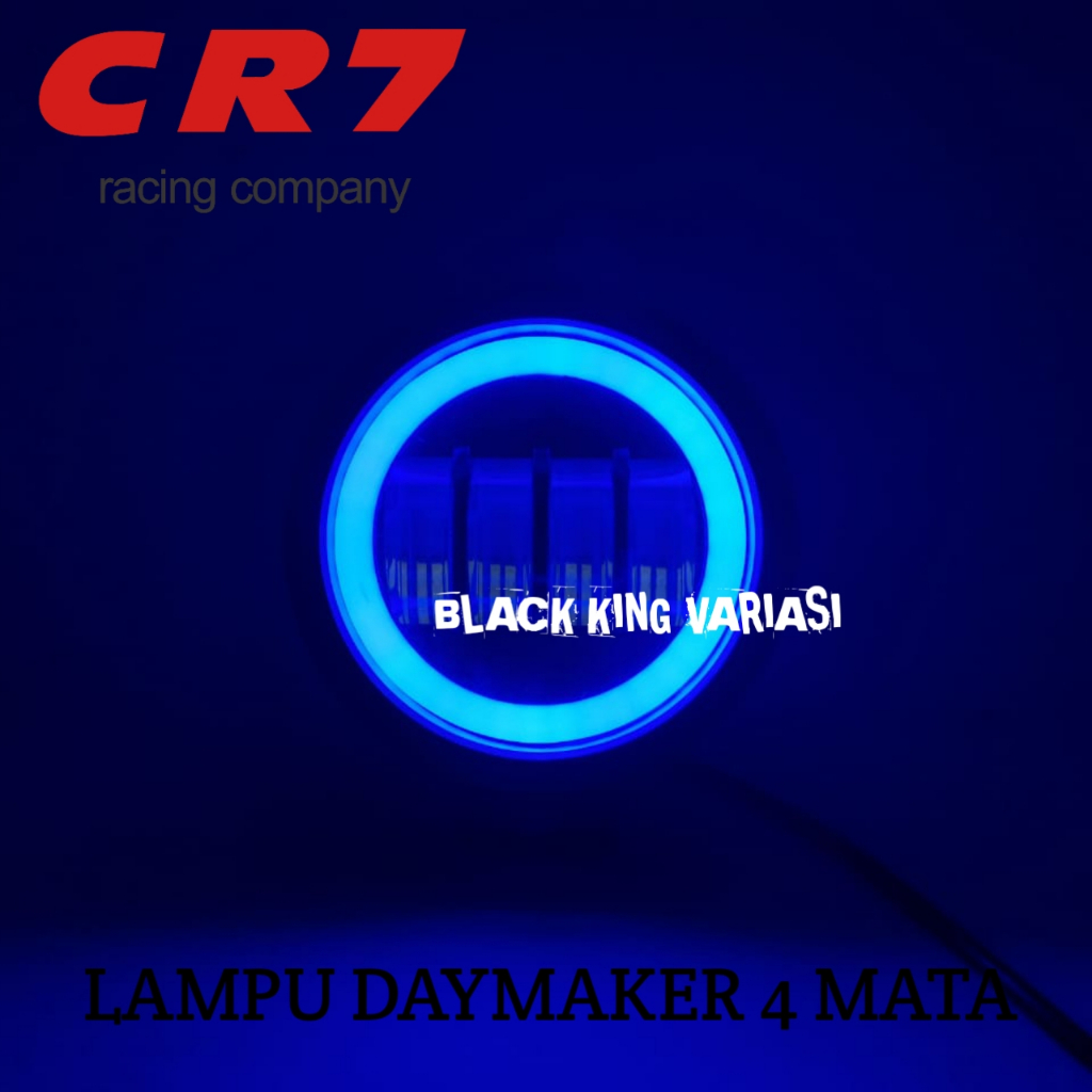 Lampu Tembak Daymaker Sorot LED Lampu Tembak Daymaker 4 Lensa Cree Angel Eye 40 Watt Lampu Tembak Sorot Led 4 Mata Bulat