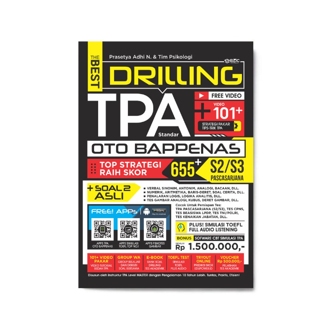 BUKU TPA OTO BAPPENAS 2021 – 2022 - THE BEST DRILLING TPA OTO BAPPENAS S2/S3