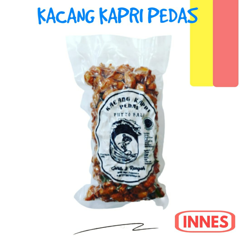 

Kacang Kapri Pedas Putto Bali 250 Gram Kacang Tanah Daun Jeruk Pedes