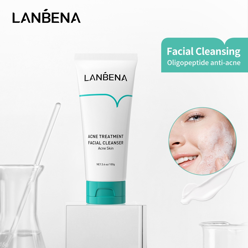 ✨ AKU MURAH ✨ LANBENA Acne Facial Cleanser / Wajah Berjerawat 100 gr