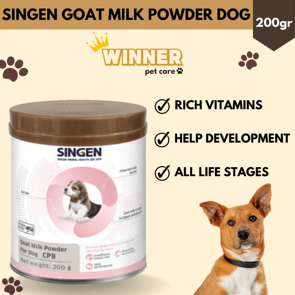 Singen CP8 Goat Milk Powder Dog 200gr