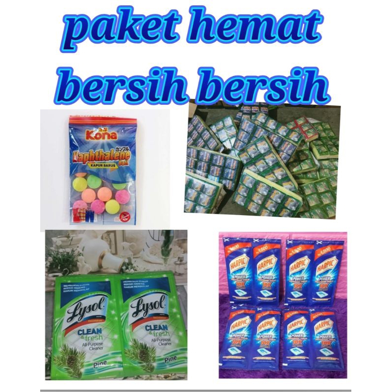 paket hemat bersih bersih/paket  binatu