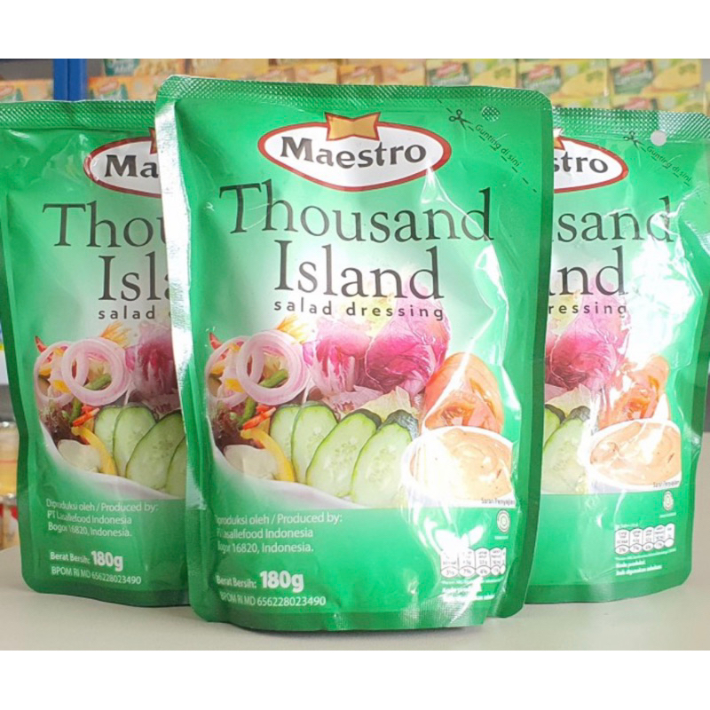 

Maestro Mayonaise Thousand Island 180Gr
