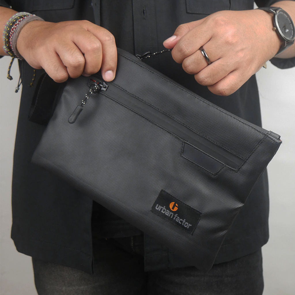 ATHAN |ManNeedMe x URBAN| Tas Clutch Pria Pouch Bag Tas Tangan Hand Bag ORIGINAL