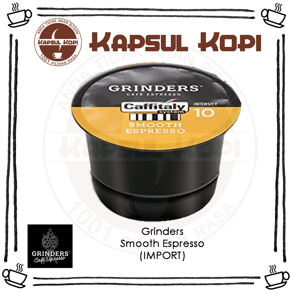 Ecer KapsulKopi Grinders Smooth Espresso Capsule CBTL Caffitaly Compatible